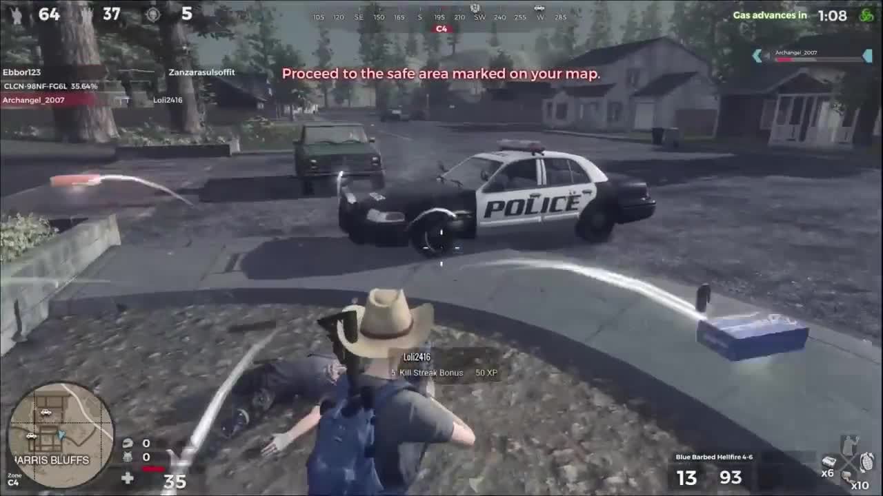 H1Z1: General - 6 Consecutive Kills In 2 mins  video cover image 1