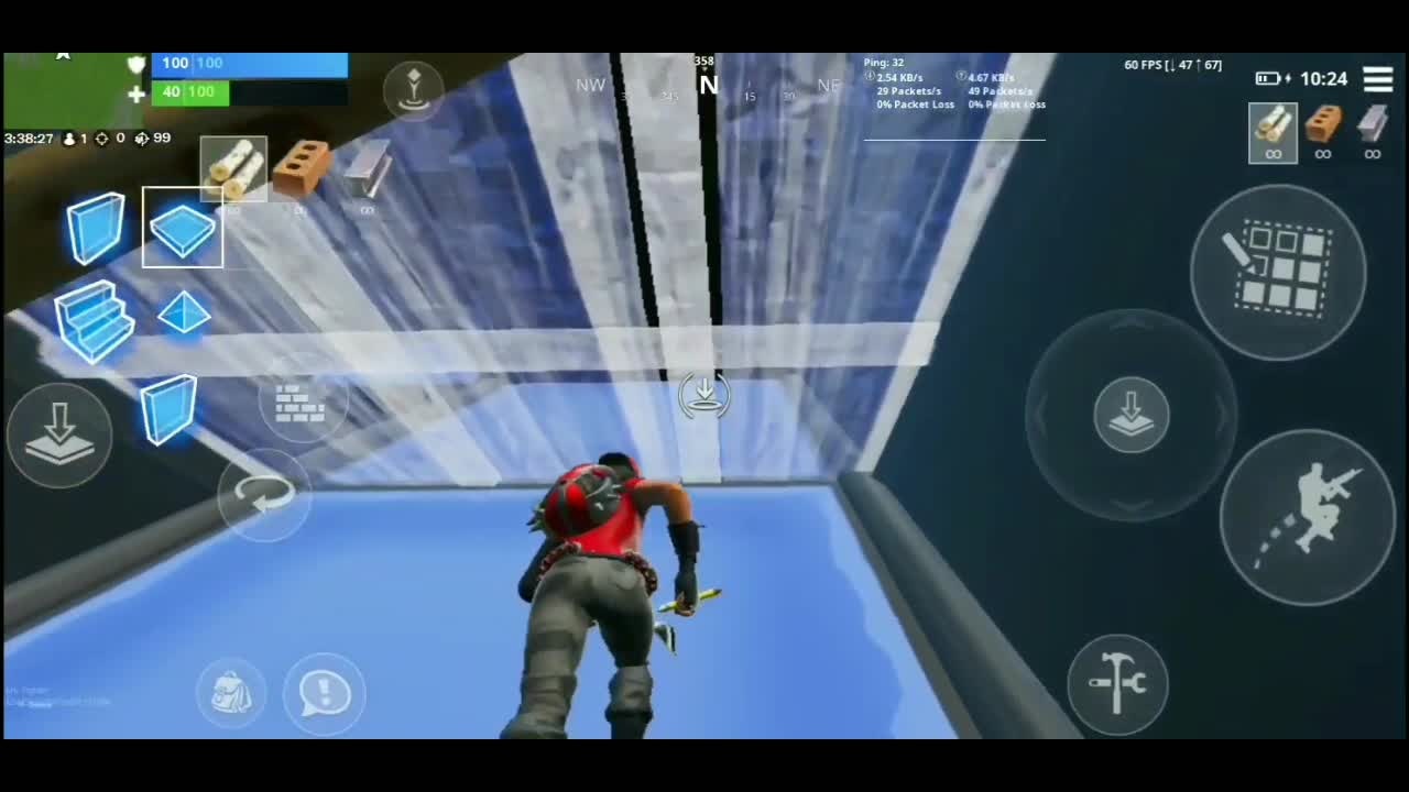 Fortnite: Battle Royale - Sorry for the bad quality but here is a clip of me practicing my edits/building on mobile!📱🎧 video cover image 1
