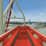 HOLLYWOOD RIP RIDE ROCKIT, POV, GROUND VIEW, FLY OVER VIEW