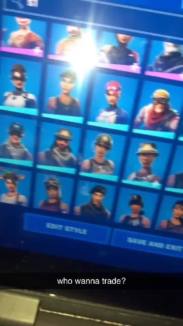 Fortnite: Battle Royale - Every rare skin in the game looking for a ikonik and galaxy acc and wonder looking for a acc trade?? video cover image 0