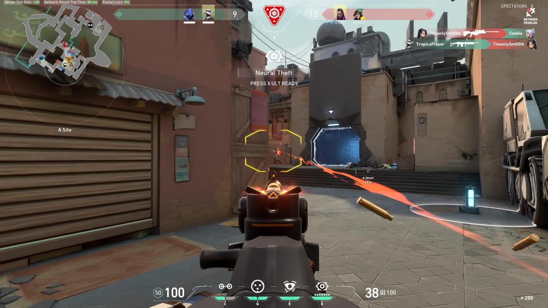 Valorant: Posts - My luckiest 3k clutch. video cover image 1
