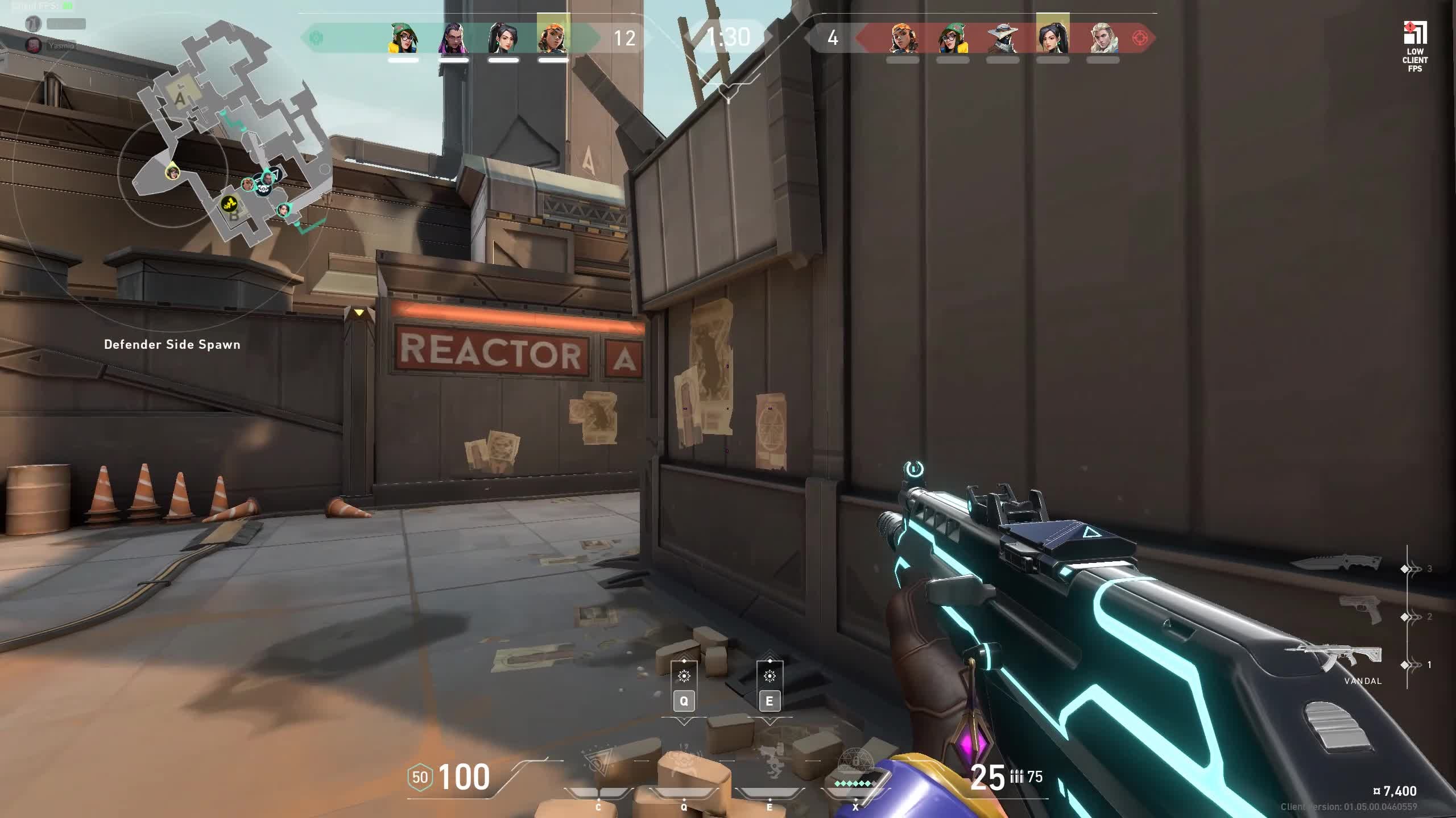 Valorant: Posts - Last round 1v3 clutch with toxic little kids. video cover image 1