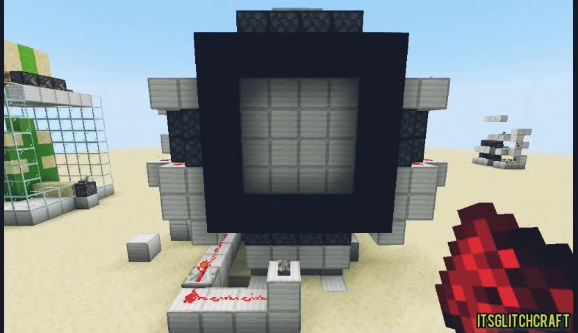 Minecraft: General - MADE A DOOR! #redstone video cover image 0