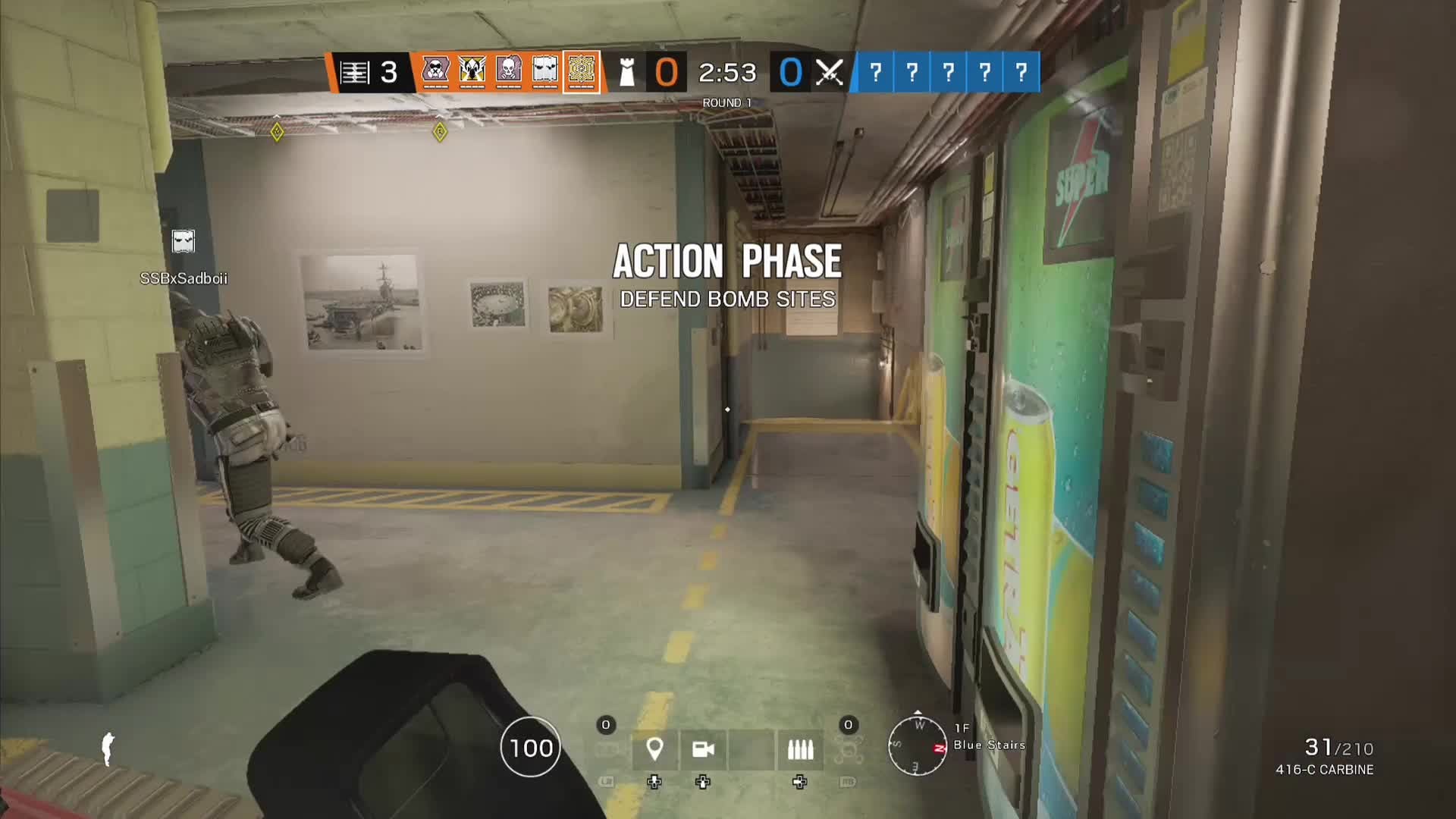 Rainbow Six: General - Spawn peek double on to thatcher and therm😂😂 video cover image 1