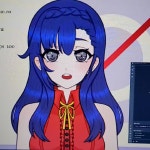 I found out how to use my art for a very simple vtuber! What do u think? c: