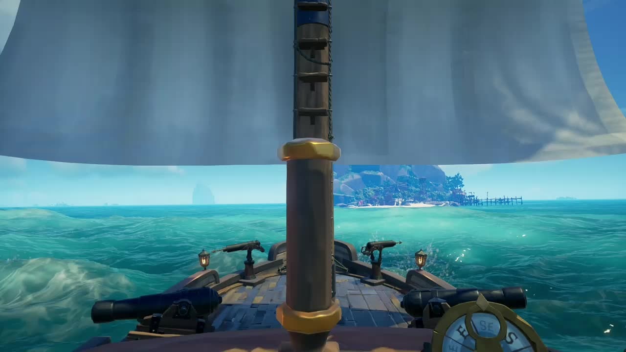 Sea of Thieves: General - Well that’s one way to park a boat video cover image 1