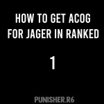 Legit Way To Get Jäger's Acog