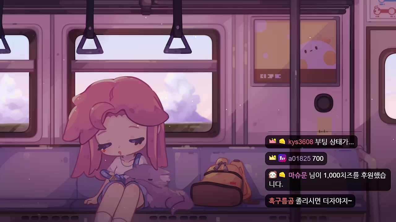 잠에 취한 찹차비 00:05