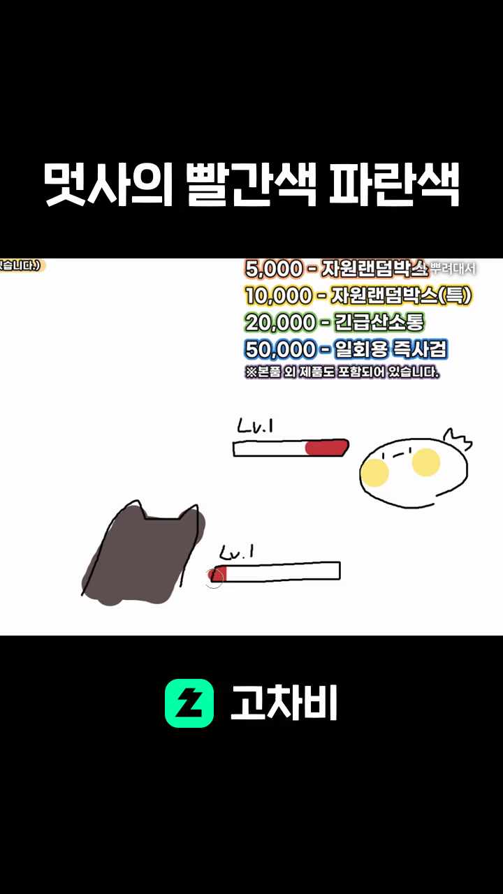 멋사의 빨간색 파란색
