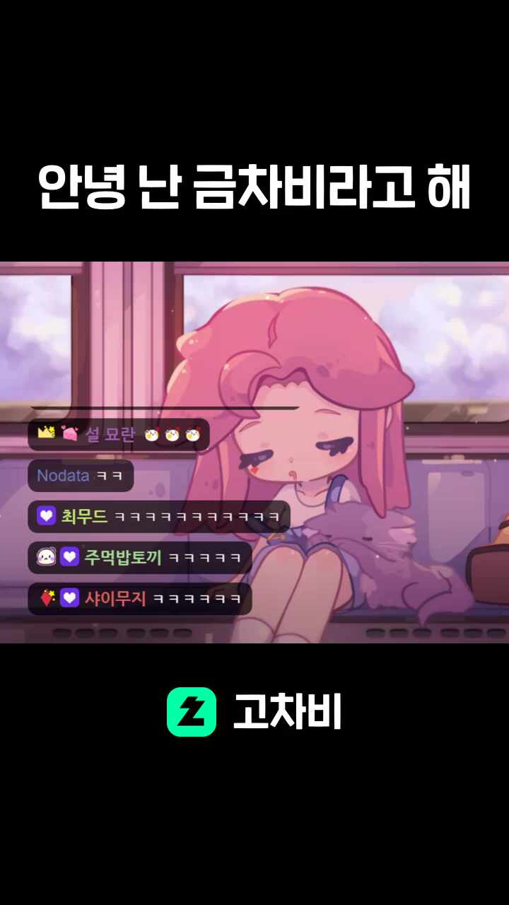 안녕 난 금차비라고 해