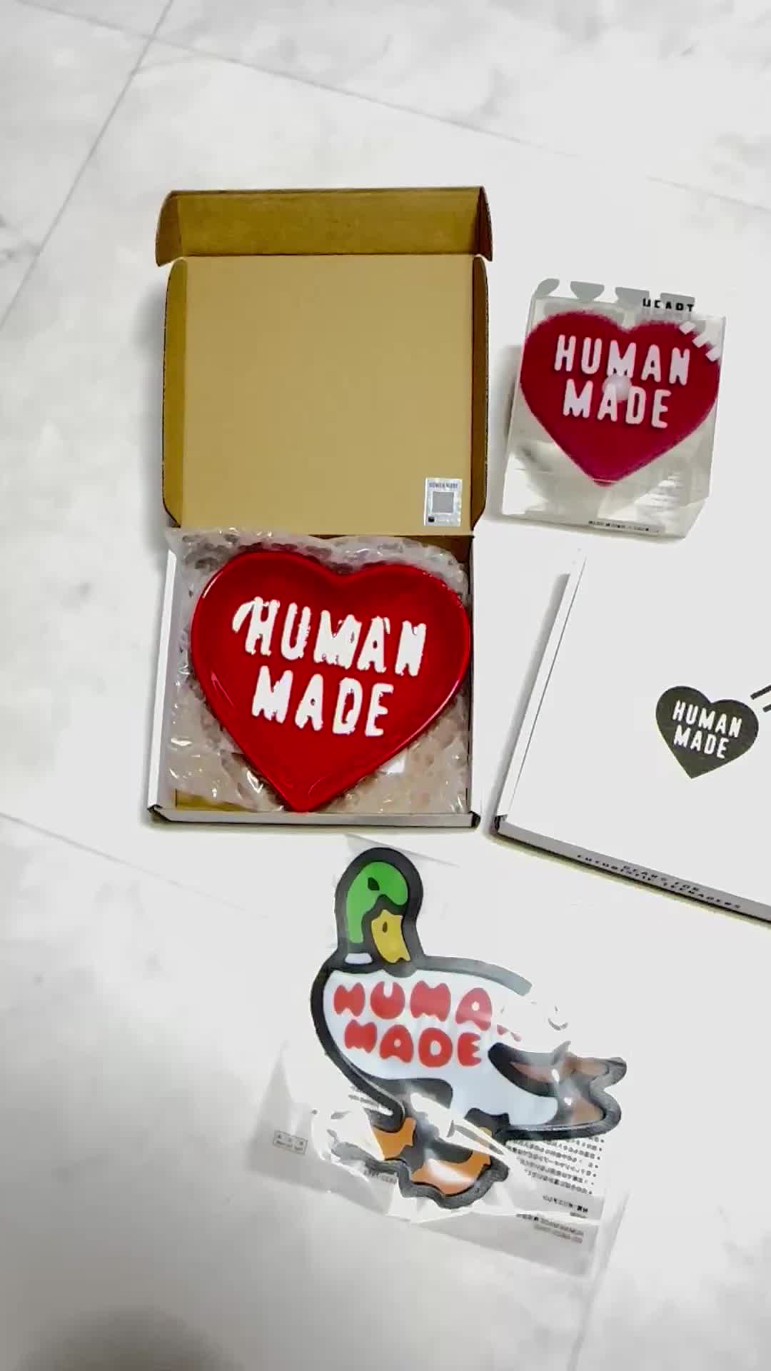 휴먼 메이드 하트 세라믹 트레이 레드 | Human Made | KREAM
