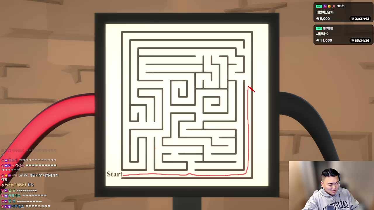 (후방주의)게임한테 욕하는 채로키…