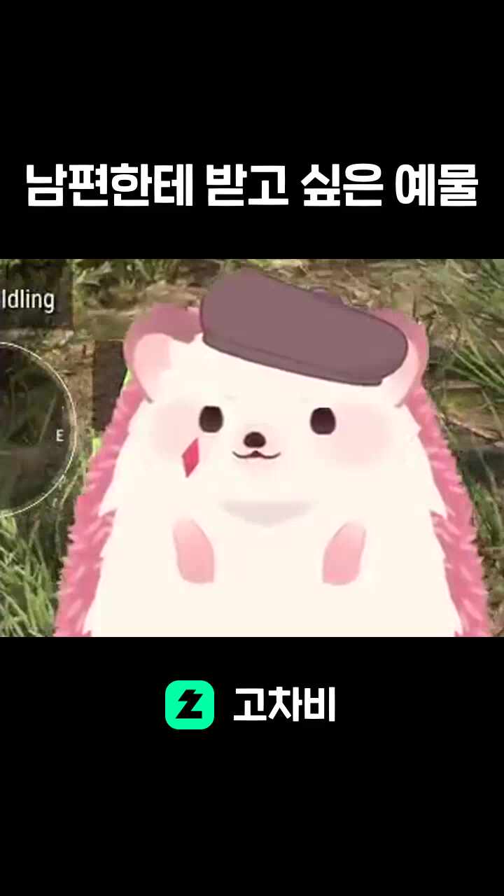 남편한테 받고 싶은 예물