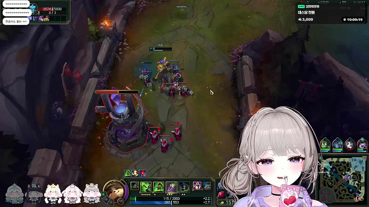 롤하는 보법이 다르다