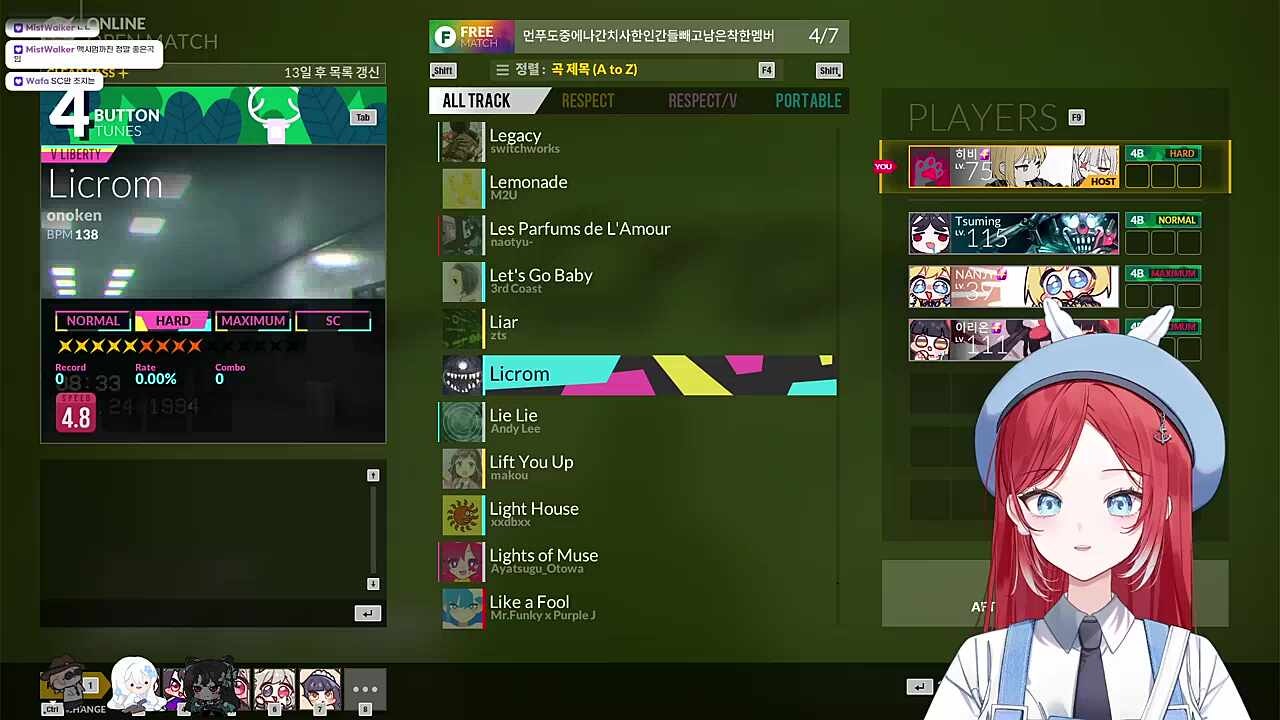 츠쌤만 Licrom SC로 조지려 했으나
