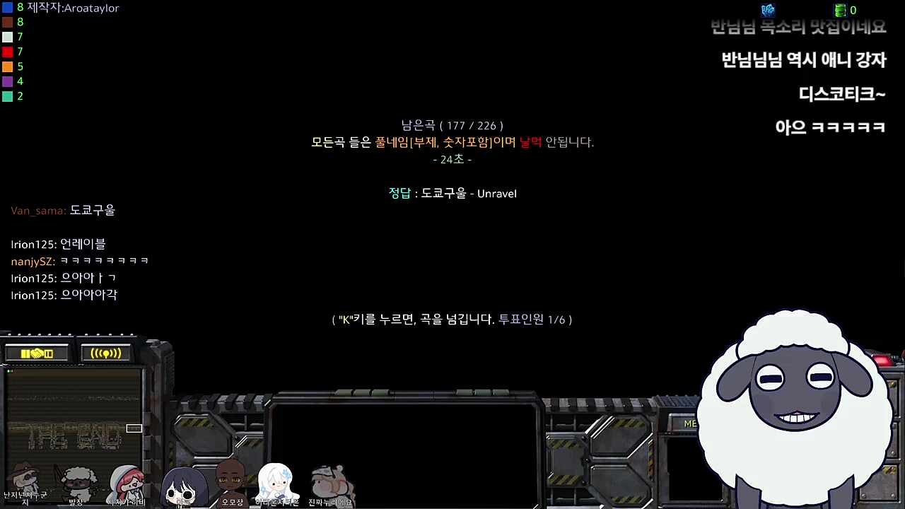 반님 하루 종일 애니만 봐요? 네!