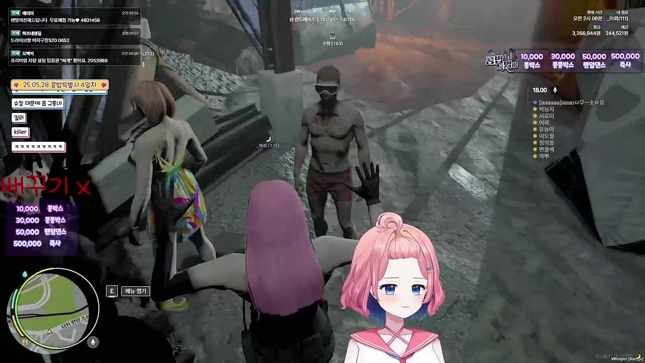 콩밥특별시 5일차) 어뢰: 아, 잠깐만 총을 어디다 넣어두시는거에요. 수행씨 변태에요? 수행:어딘데? 학뿌:ㄳㄱ