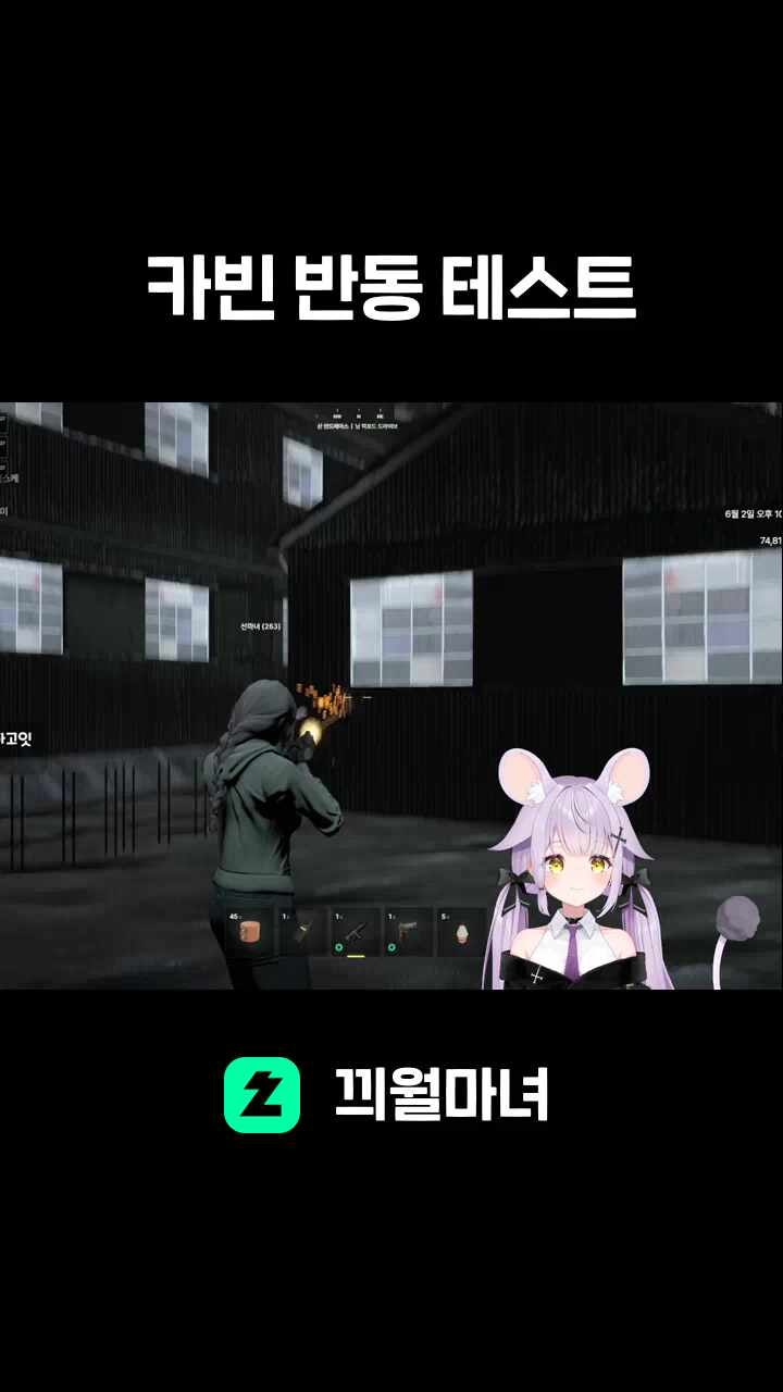카빈 반동 테스트