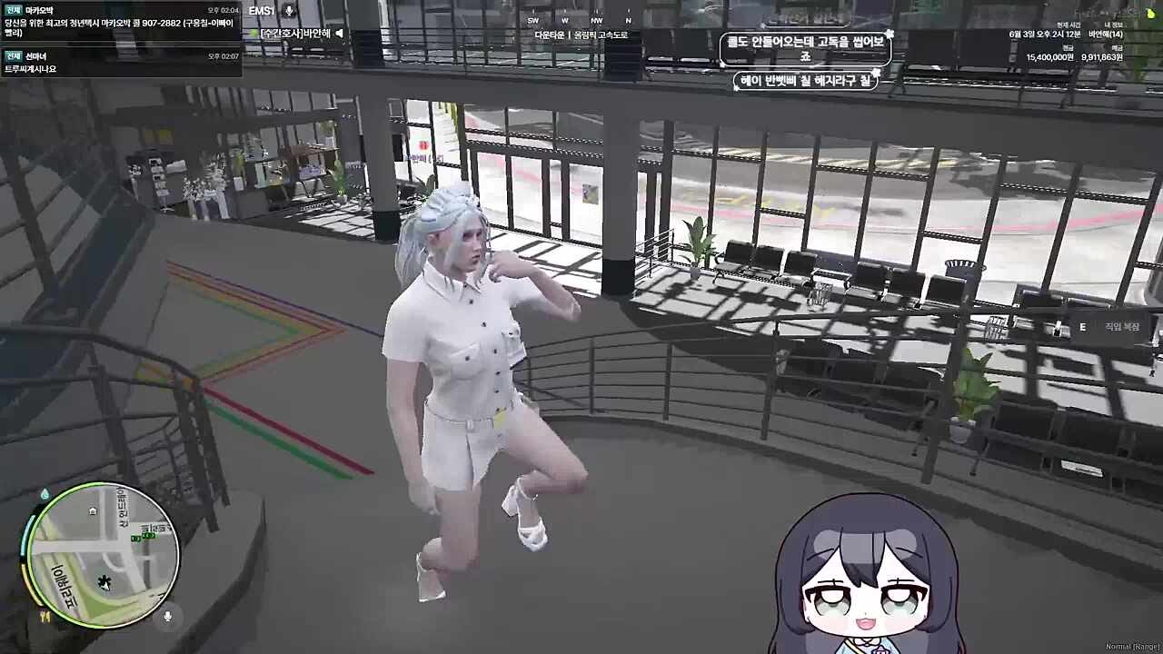 아무도 없어서 혼자 노는 바안해