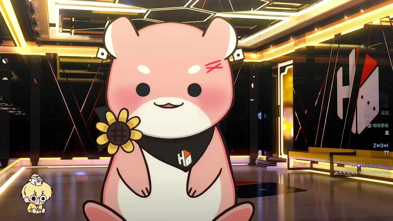 하루가 3D 방송에서 물구나무 서고 발박수를..?!
