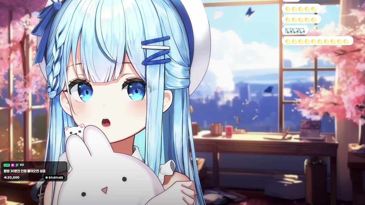 강풍 올백