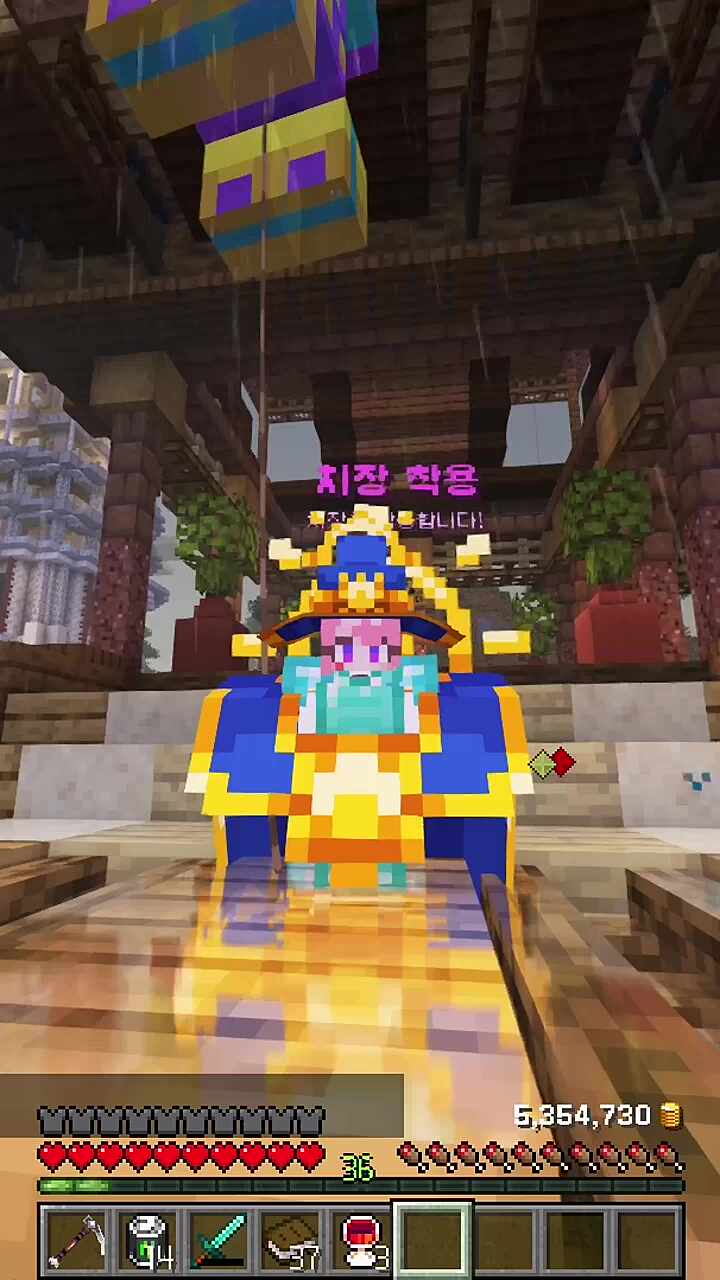 음 우리 차비님 아빠옷 입었구나