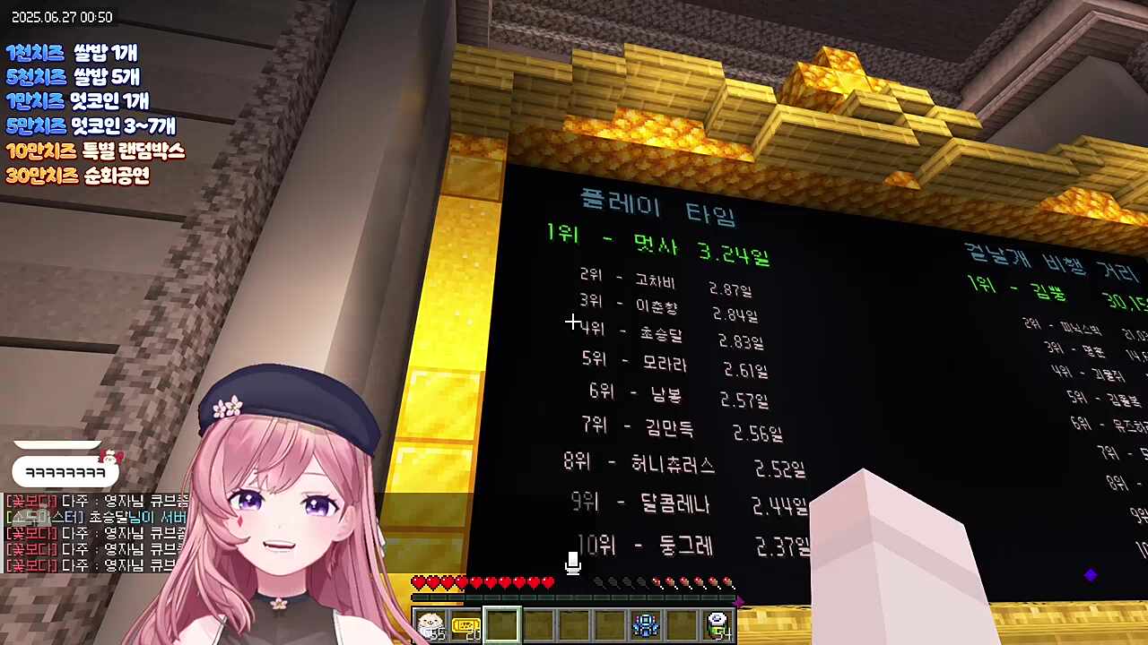 실질적 플레이타임 1위 차비님