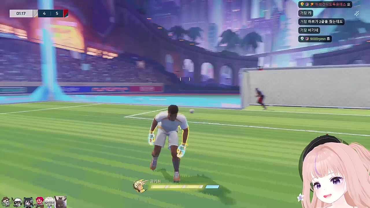 축구를 하라고 