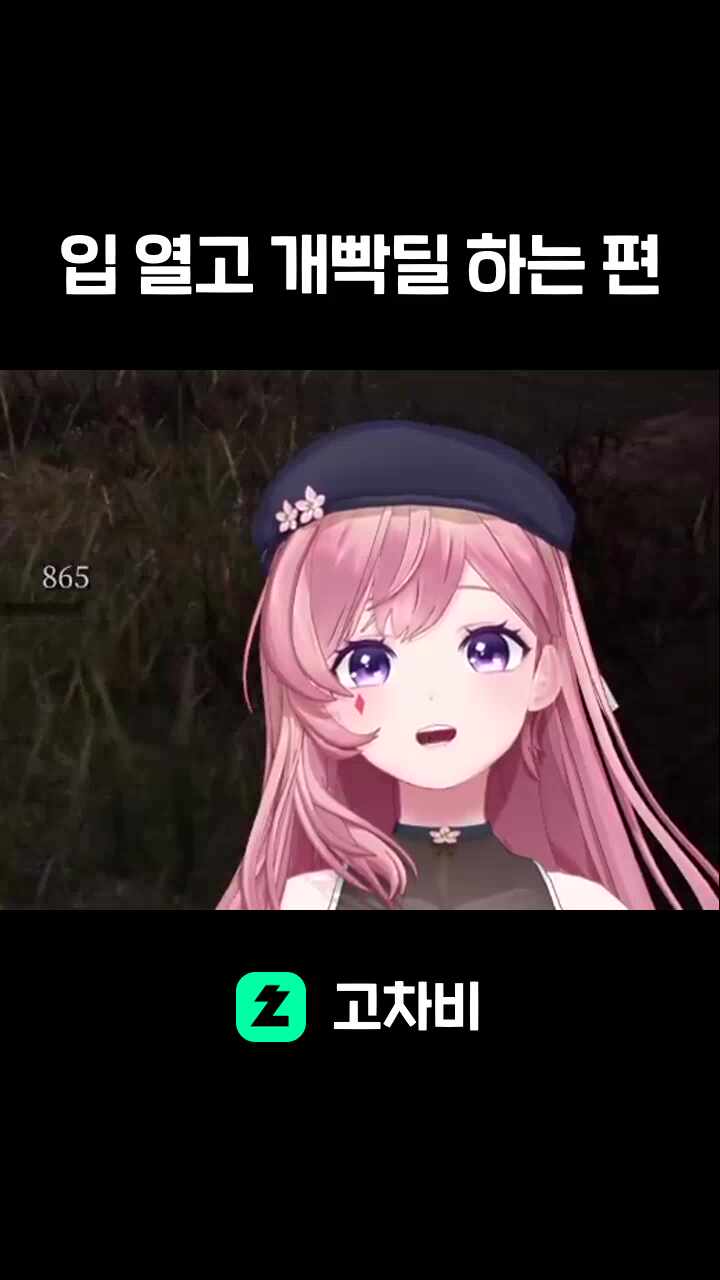 입 열고 개빡딜 하는 편