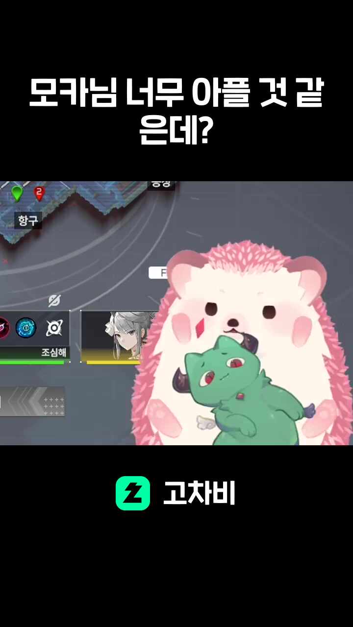 모카님 너무 아플 것 같은데?