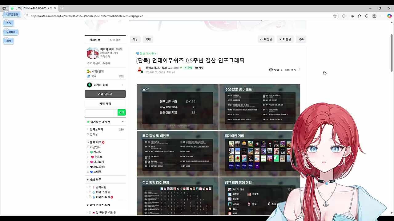 먼데이푸쉬즈 반 년의 역사 3