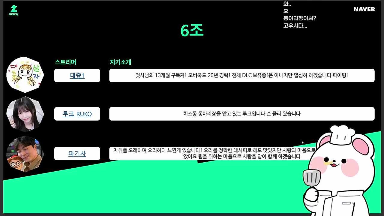 6조 평균 나이가 35세요?