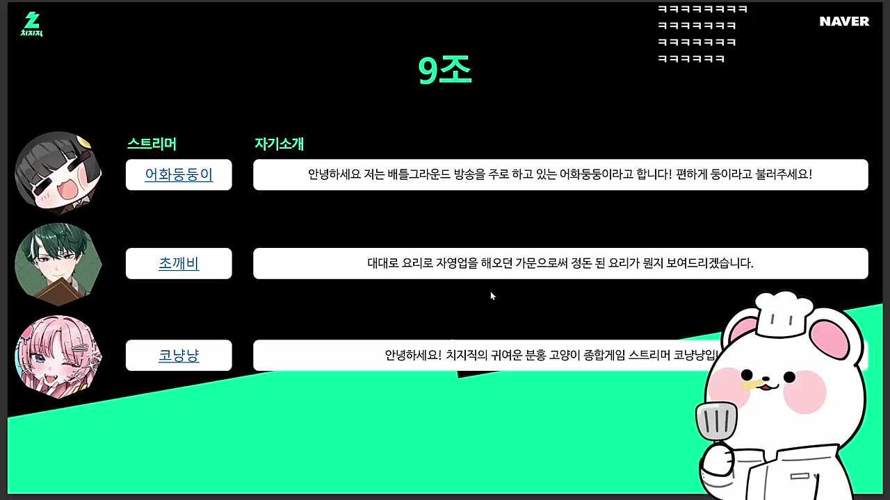 대대로 요리로 자영업을 해오던 가문?