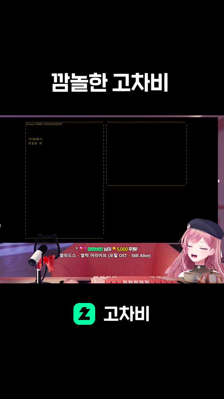 깜놀한 고차비 