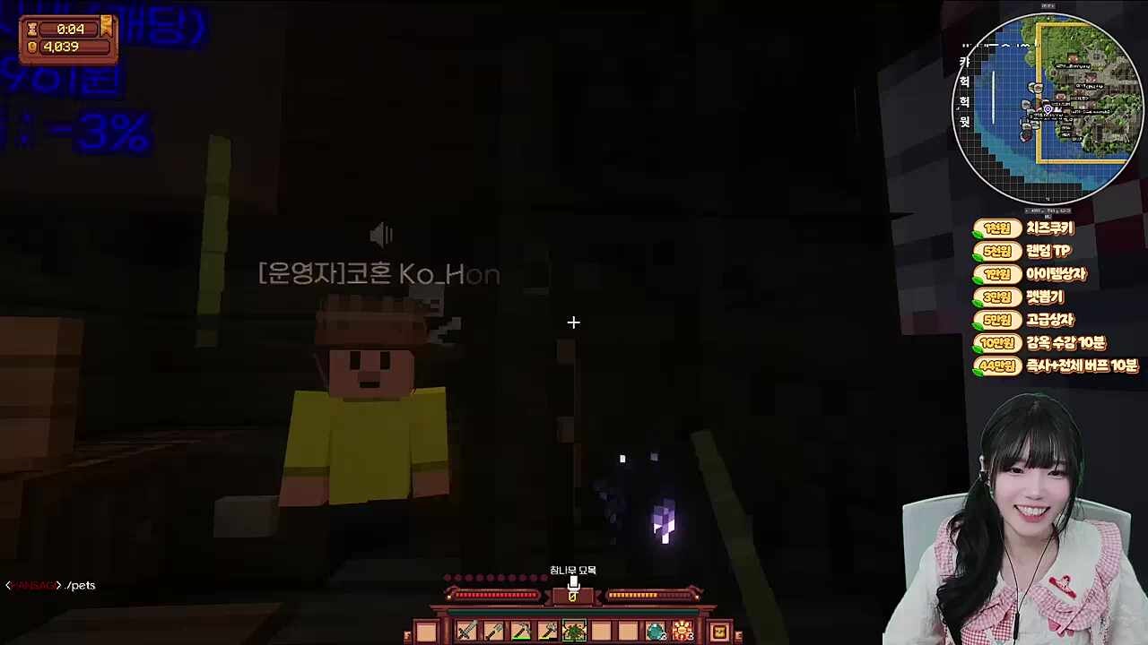 돌에 섞어서 쓰레기 투척!