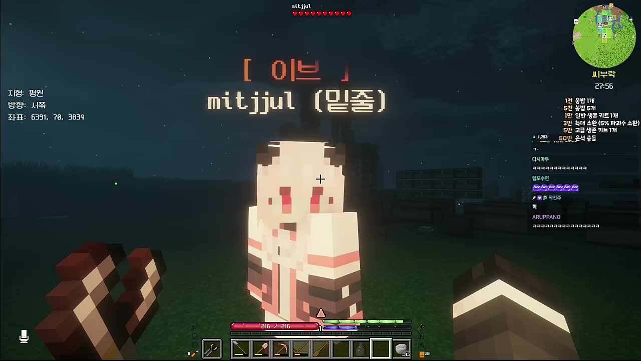 스트리머 밑줄님 그만해주세요
