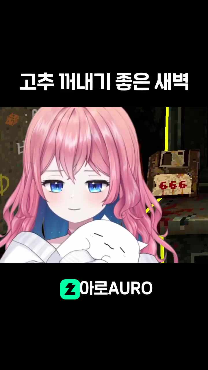고추 꺼내기 좋은 새벽