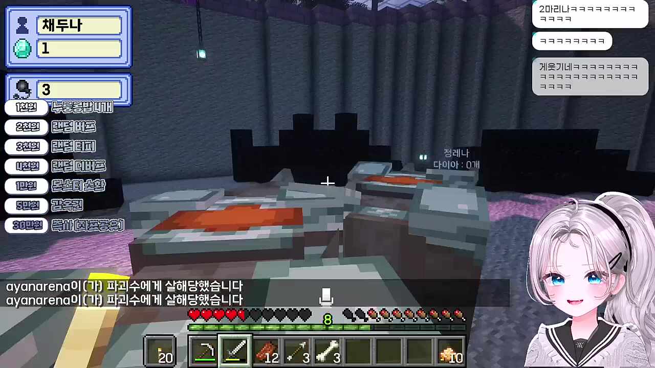 파괴수한테 고통받는 2명