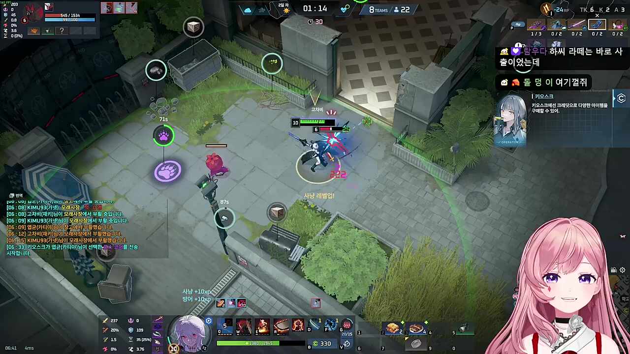 늑대2마리