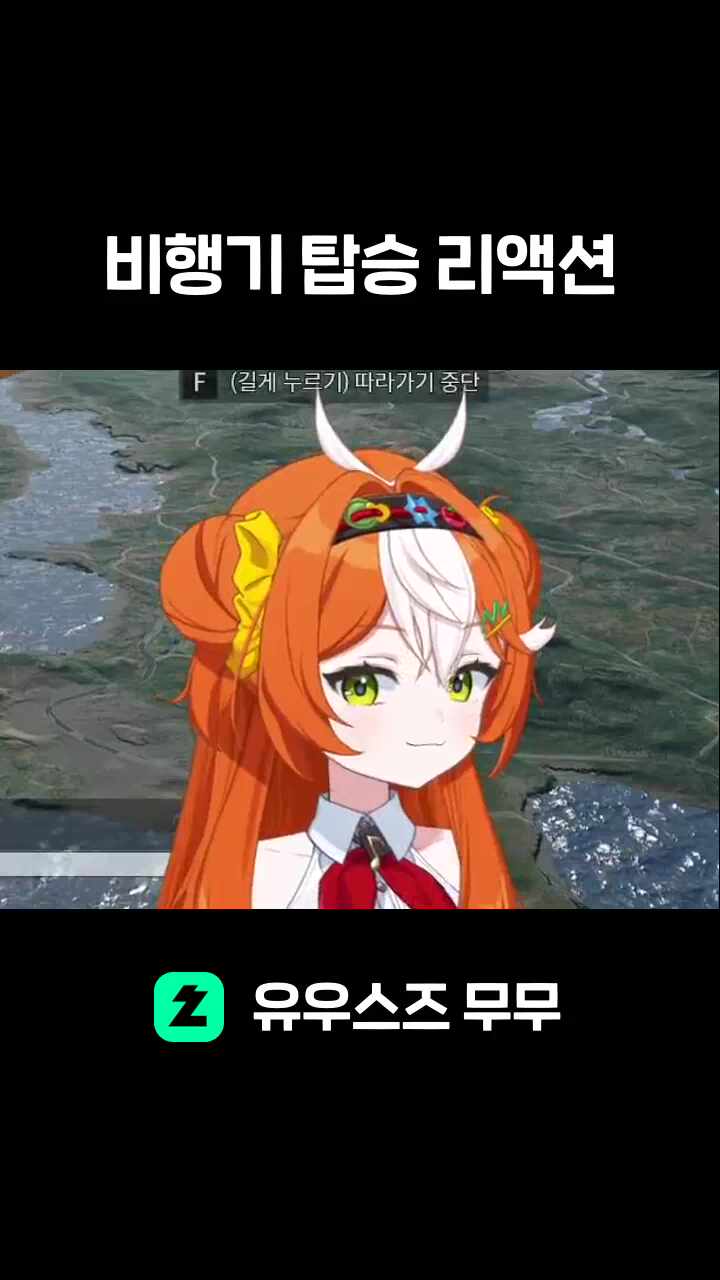 비행기 탑승 리액션