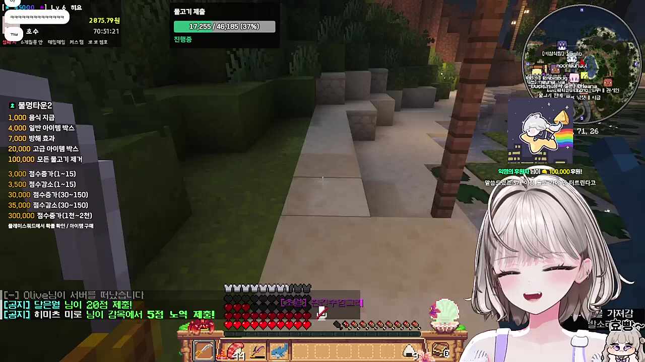 2연속 정화에 못참고 욕박는 히요