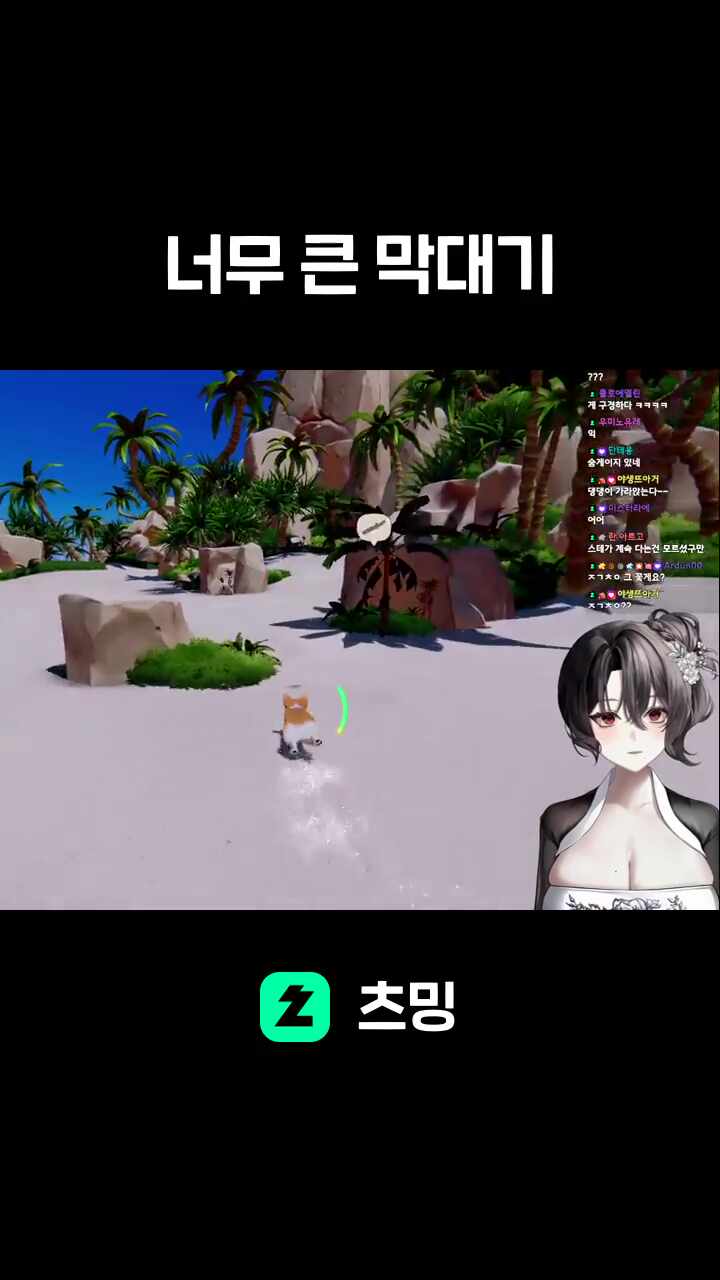 너무 큰 막대기