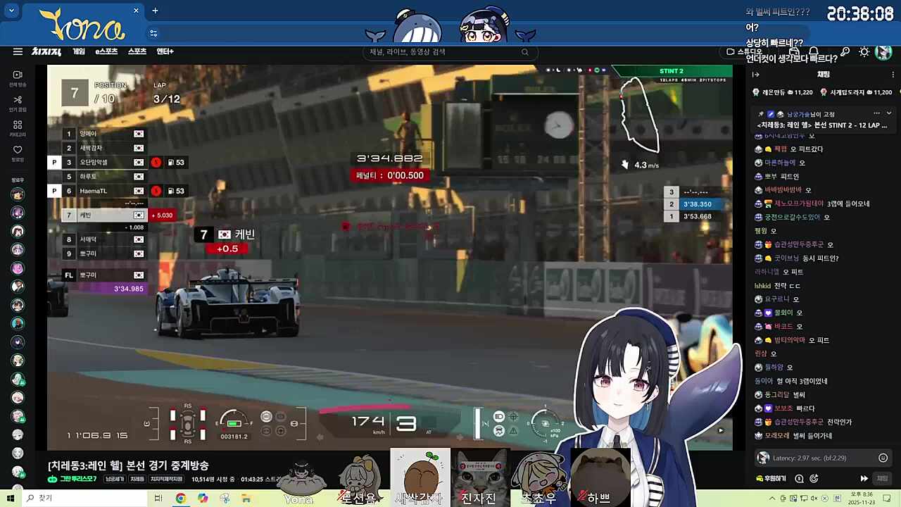 2팀 3렙 피트인 반응