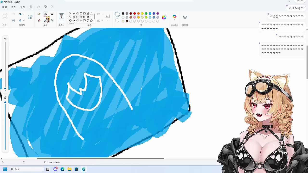 난지님이 그리는 설녀