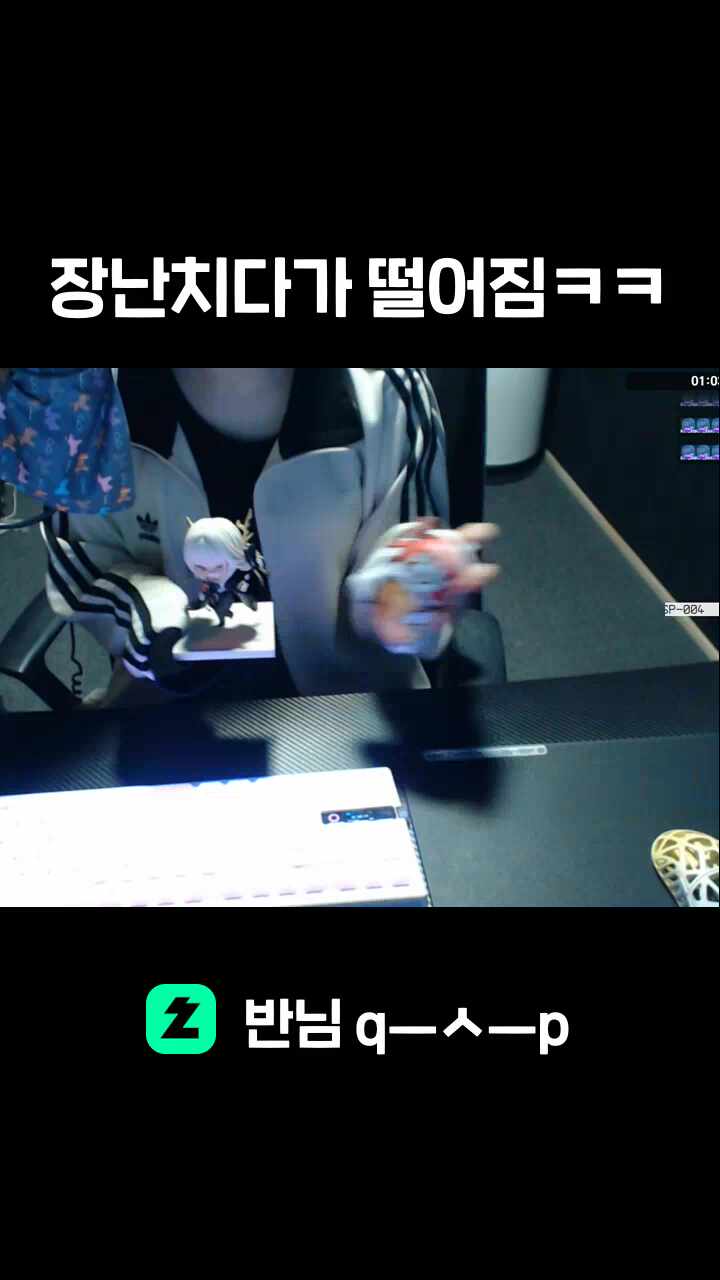 장난치다가 떨어짐ㅋㅋ