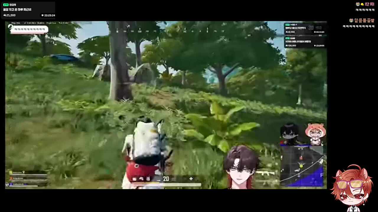 팀코끼리 멤버분이랑 배그했을 때 클립 반응 ㅋㅋㅋㅋㅋ