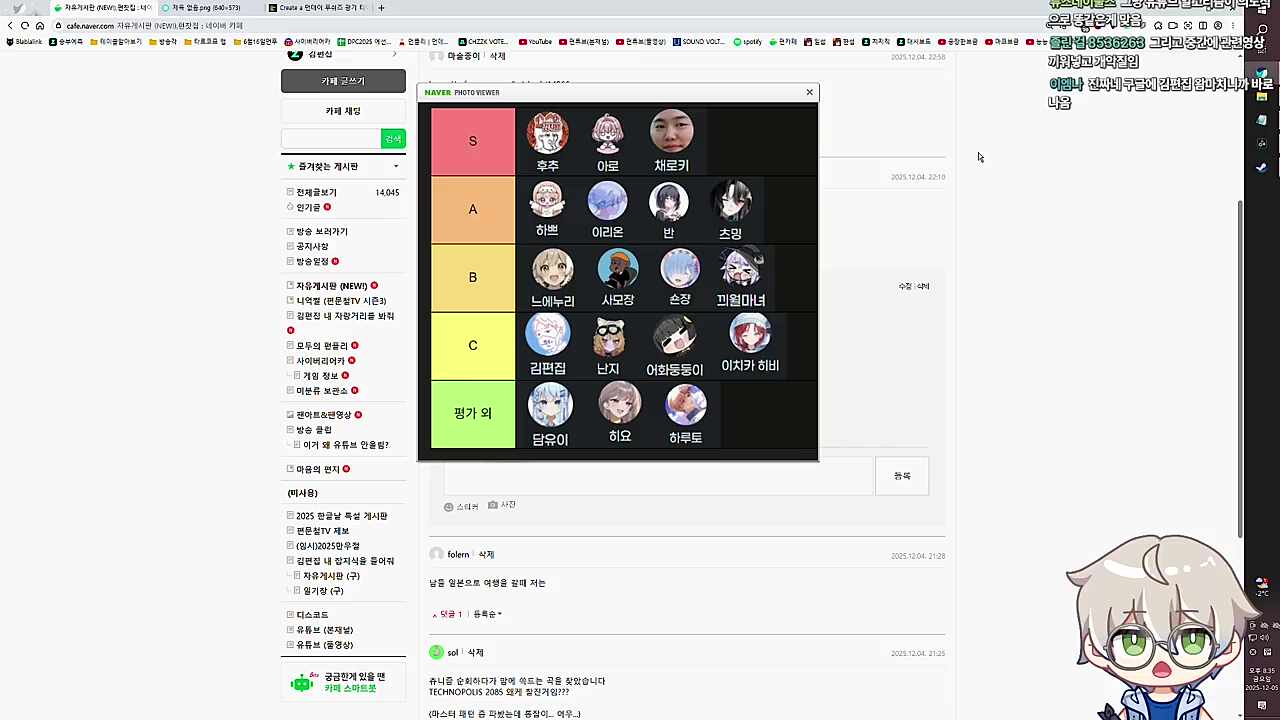먼푸 광기 티어 정리 - 종합