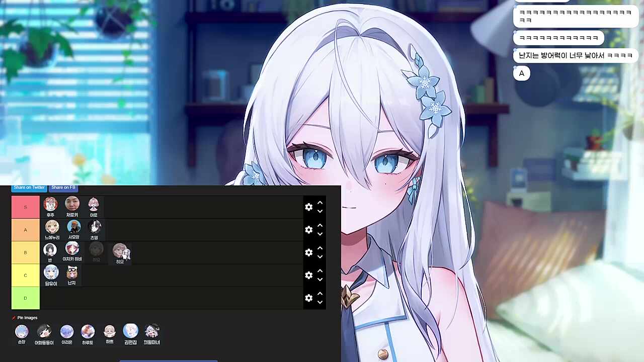 먼푸 광기 티어 정리 - 츠밍, 히요, 편집, 리온, 하쁘, 둥이