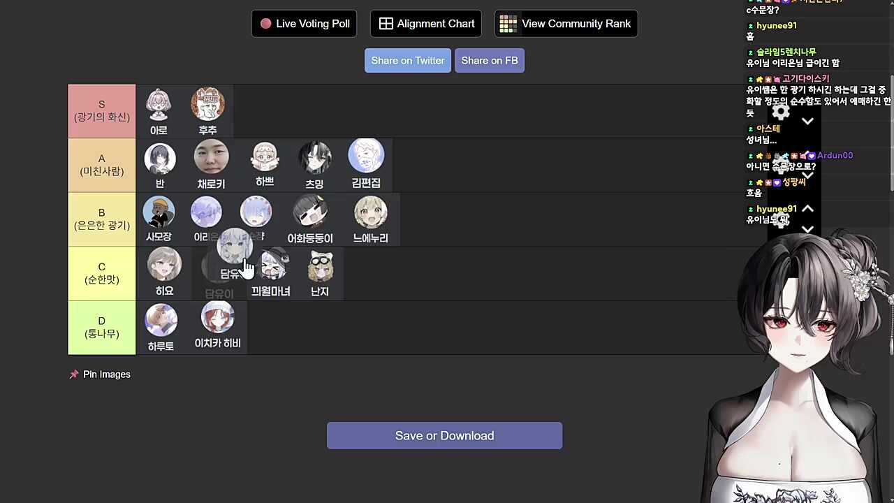 먼푸 광기 티어 정리 - 1차 조정