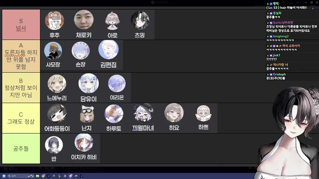 반님 먼푸 광기 티어리스트 분석